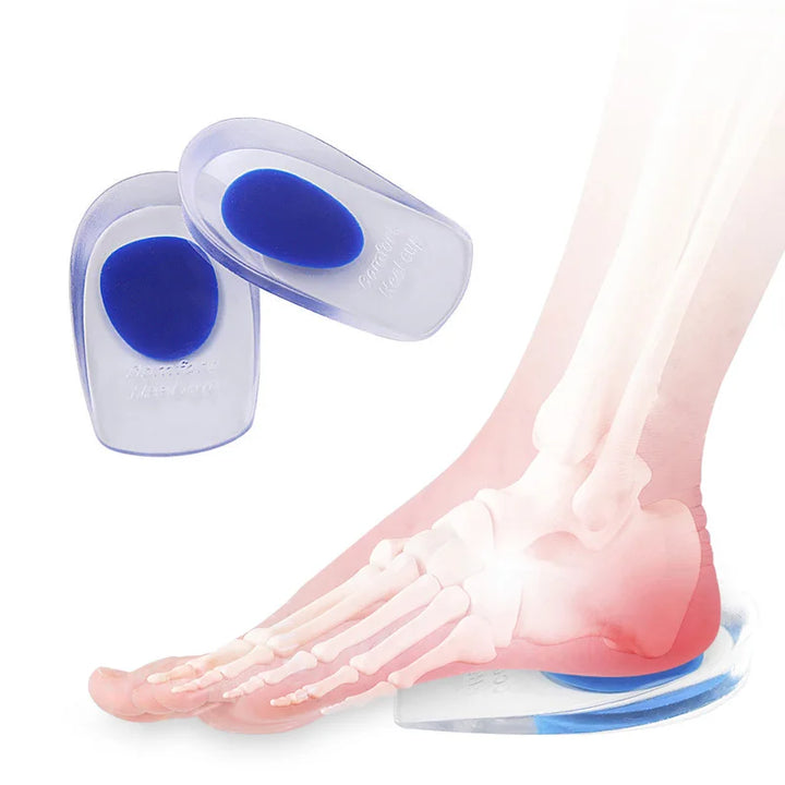 2Pcs Silicone Heel Pads