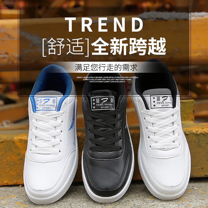 Designer Autumn Shoes White Mens Sneakers Feather Print Men Leather Shoe