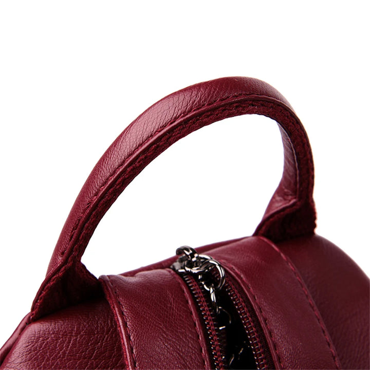 Genuine Brand Travel Backpack Women Soft Leather Shoulder Bags For Women