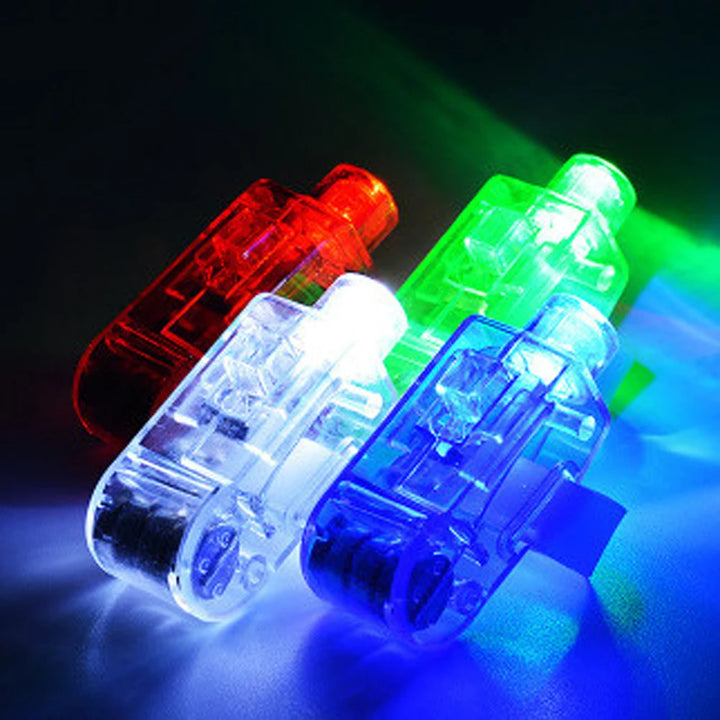 10pcs LED Finger Lights Finger Ring Glow Sticks for Kids Adults Bright Party