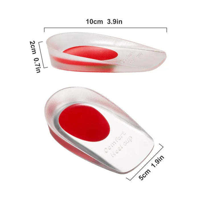 2Pcs Silicone Heel Pads