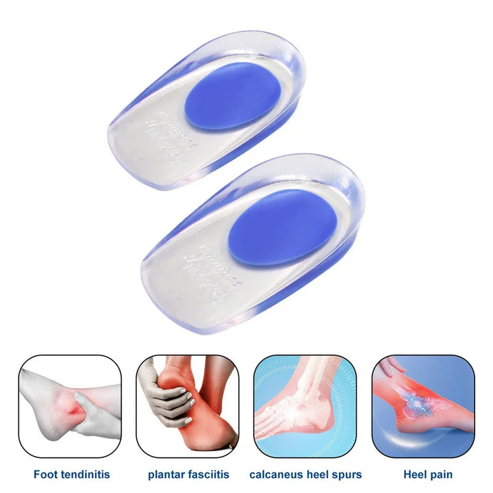 2Pcs Silicone Heel Pads