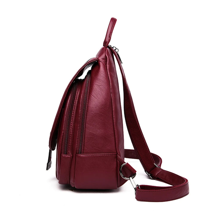 Genuine Brand Travel Backpack Women Soft Leather Shoulder Bags For Women