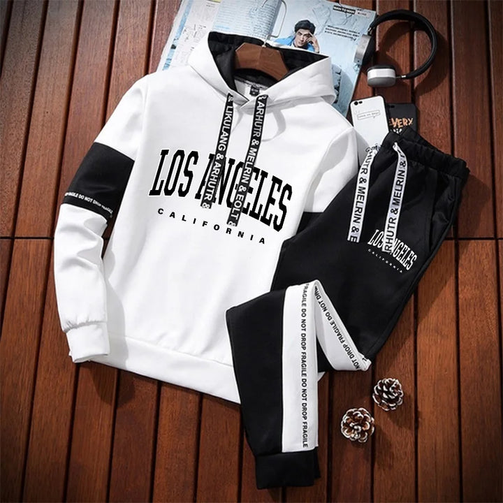 Los Angeles Hoodie Sweatpants Autumn Hot Sale Mens