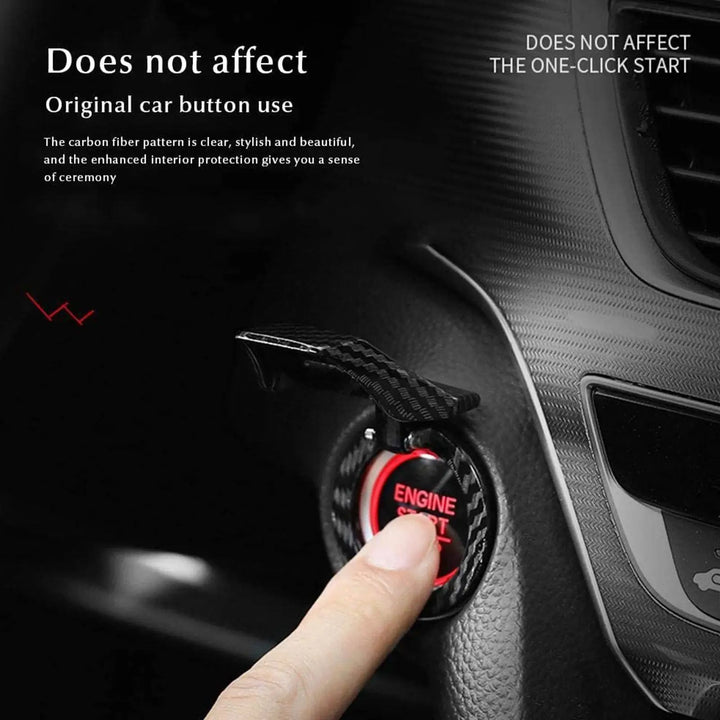 Car Engine Start Stop Switch Button Cover Ignition Anti-scratch Protection