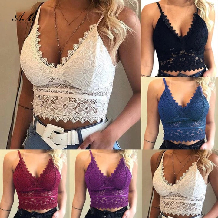 2024 Bralette Lace Bras Push Up for Women Sexy Lingerie Corset Camis