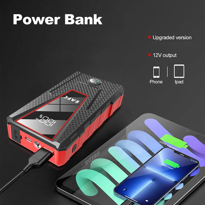 Car Jump Starter 1200A Portable Power Bank Car Battery Booster 12V Car