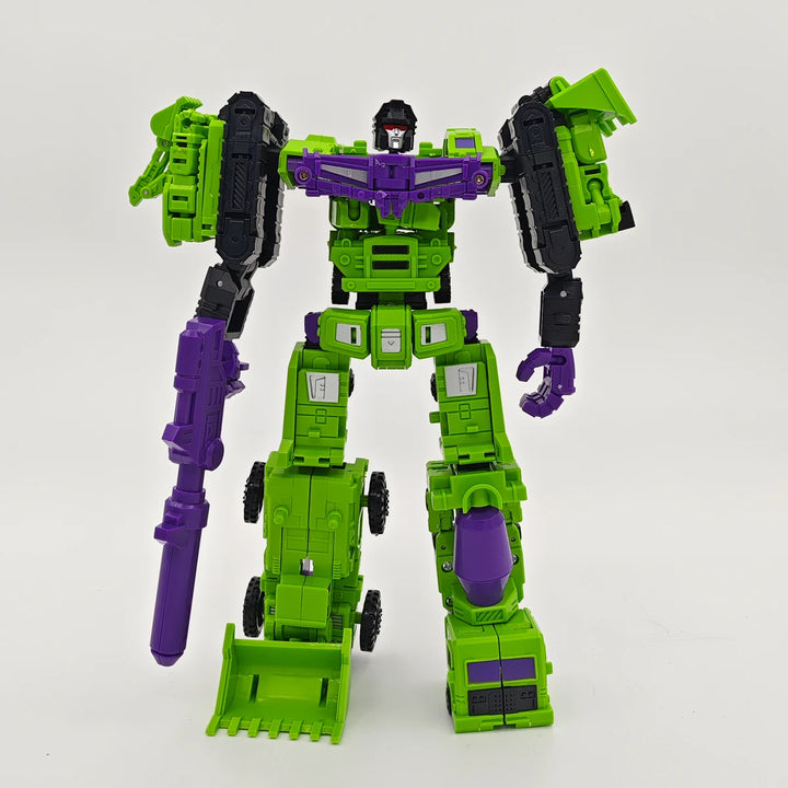 Transformation 6 in 1 Model MINI Devastator 21CM Action Figure Robot Plastic