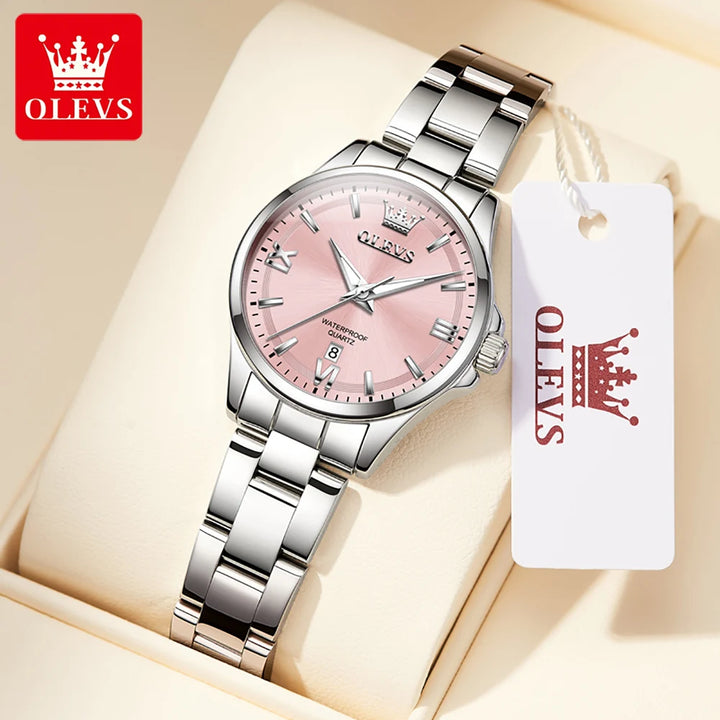 OLEVS 3668 Women's Wristwatch Elegant Watch for Women Waterproof