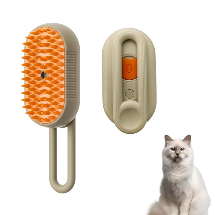 3-in-1 Electric Dog and Cat Hair Brush fo straightening and Comforting Pet Hair.