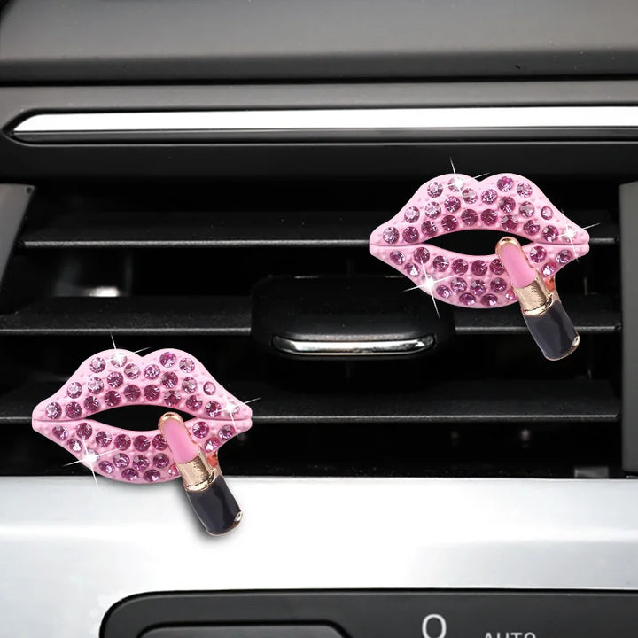 Lipstick Car Decoration Interior Air Freshener Auto Outlet Perfume