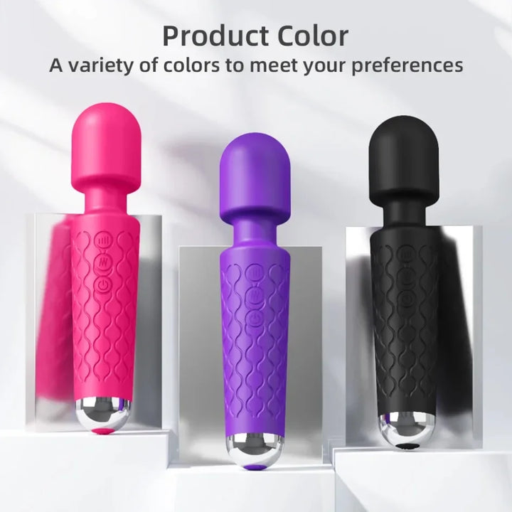 20 Speeds AV Vibrator Powerful Handheld Wand Massager Anal Dildo G spot