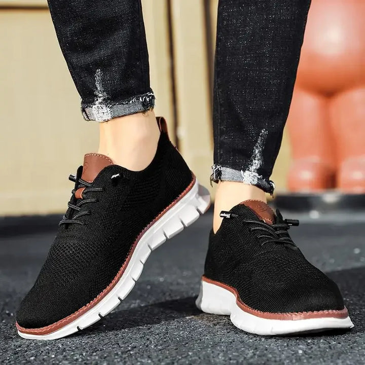 2025  Men Sneakers Plus Size Trendy British Style Summer Breathable Soft