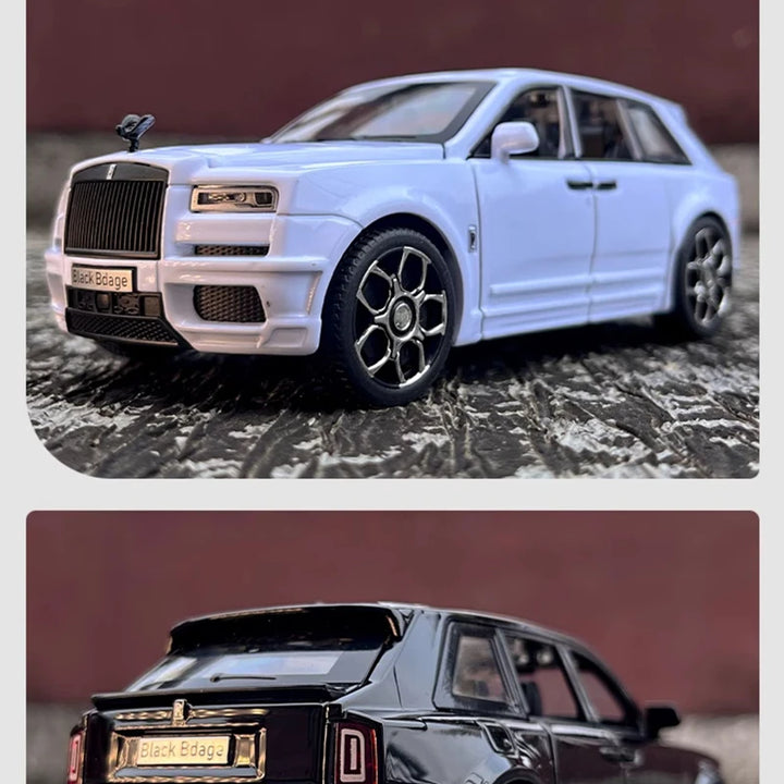 Rolls Royce Cullinan SUV Alloy Luxy Car Model Diecast Metal