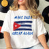 Cuba tshirt women streetwear summer t shirt female streetwear clothing