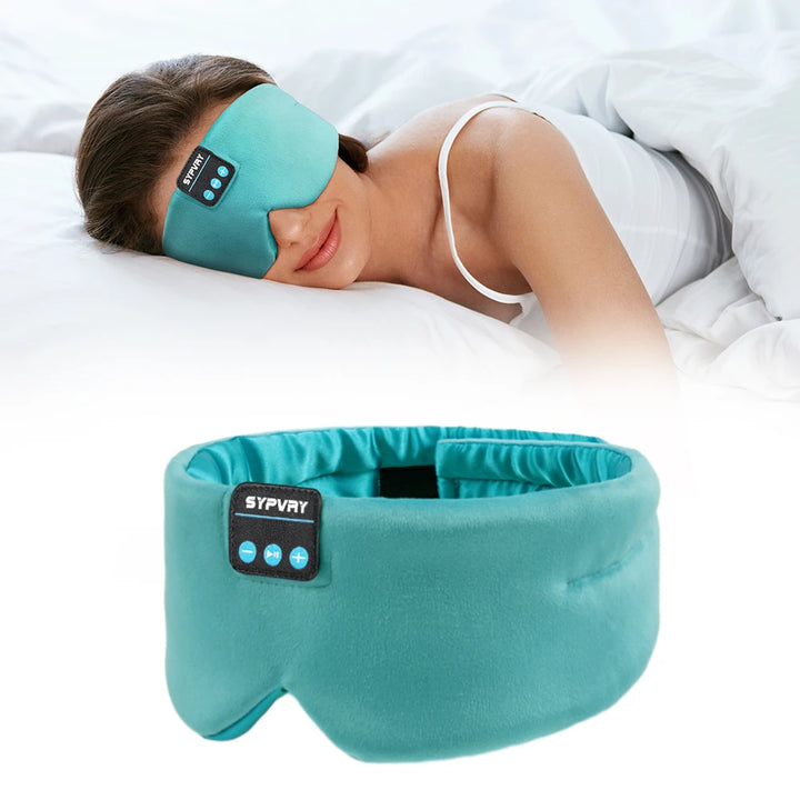 Sleeping Headphones Silk Sleep Mask Bluetooth Blindfold