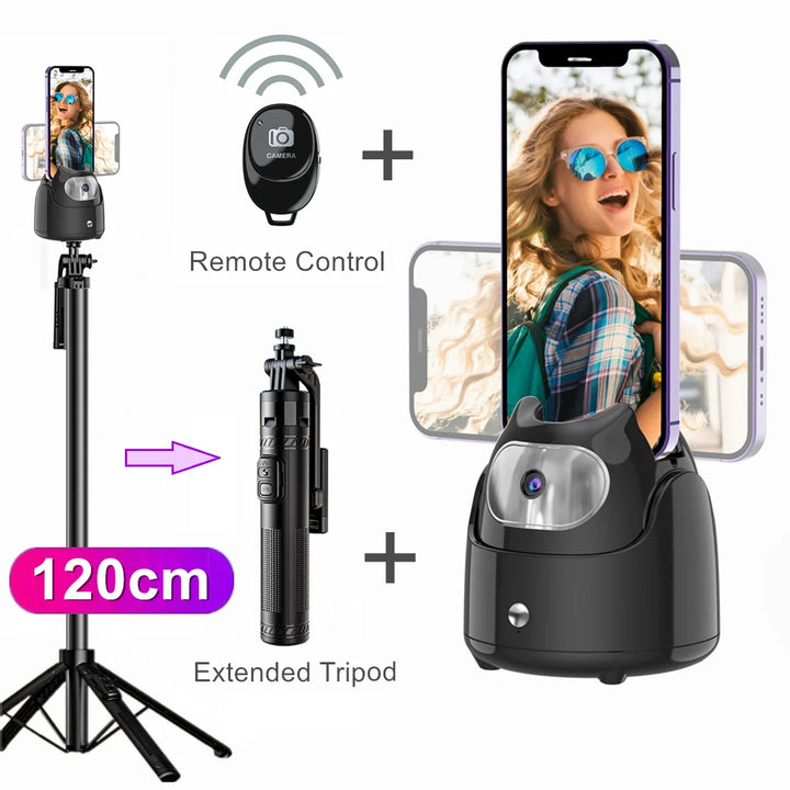 360° Rotation Automatic Face Tracking Gimbal Mobile Phone Holder