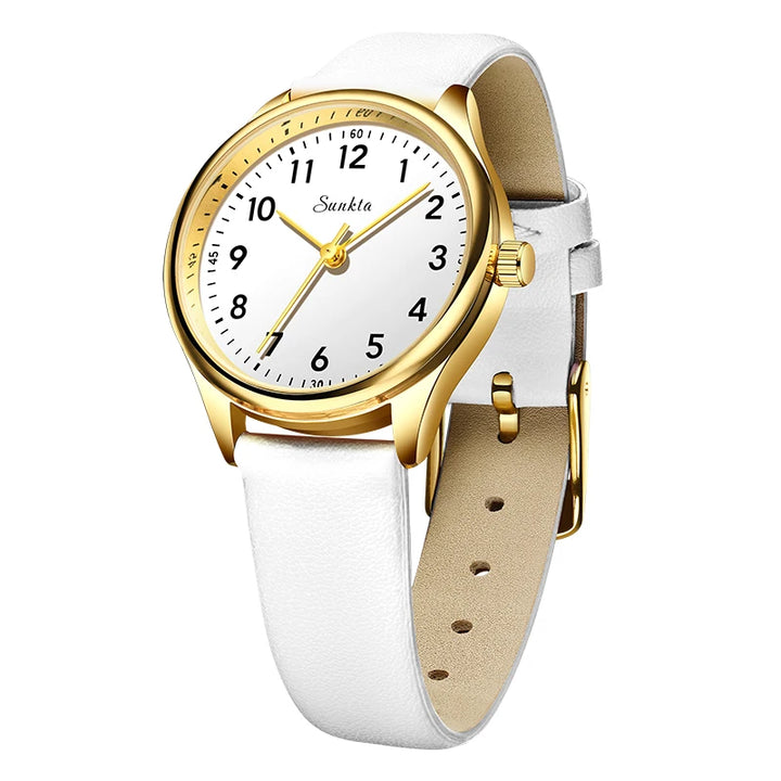 LIGE Luxury Quartz Watch for Women Elegant Stainless Steel Women's