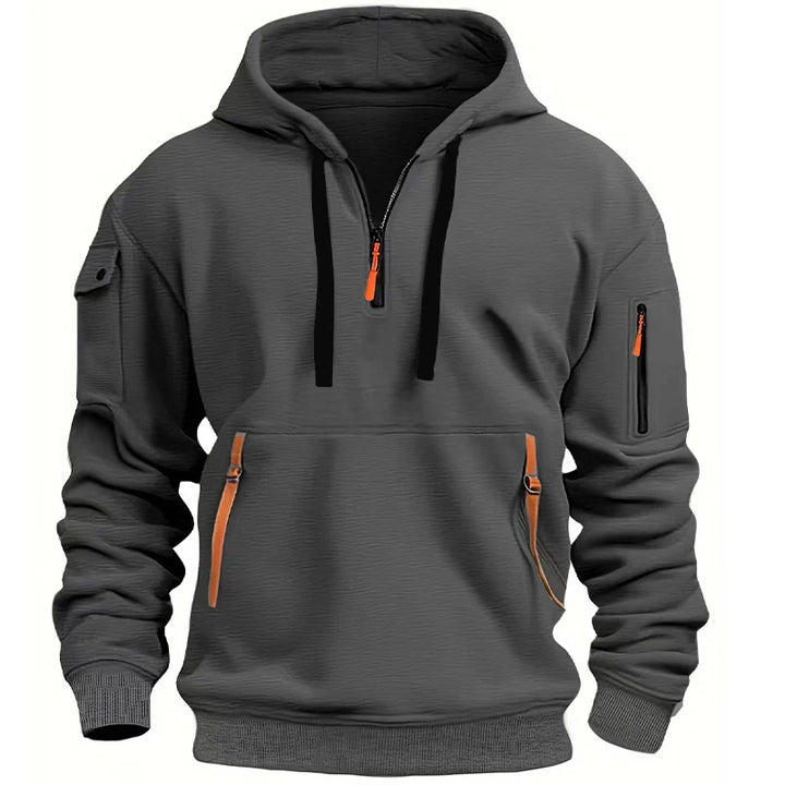 Biy 2024  Dropped Shoulder Hooded Sweatshirt Men's Women's Plus Size