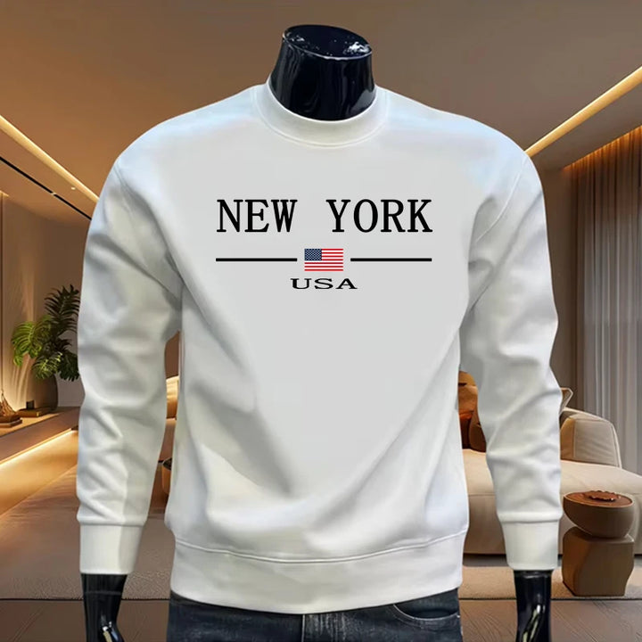 New York Trend Printed Hoodies for Men High