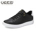 Fashion Genuine Leather Men White Sneakers Breathable Comfort Classic