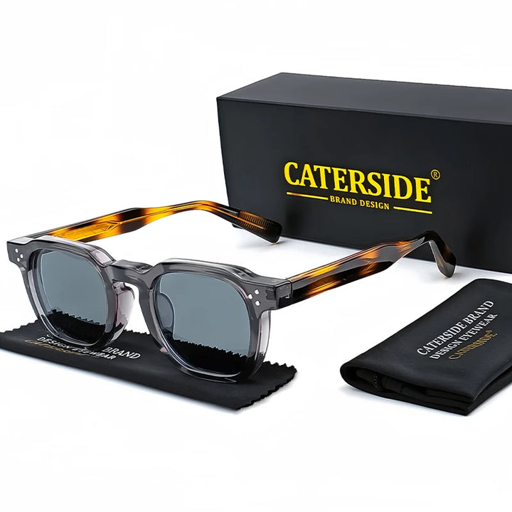 CATERSIDE Retro Punk Men Sunglasses