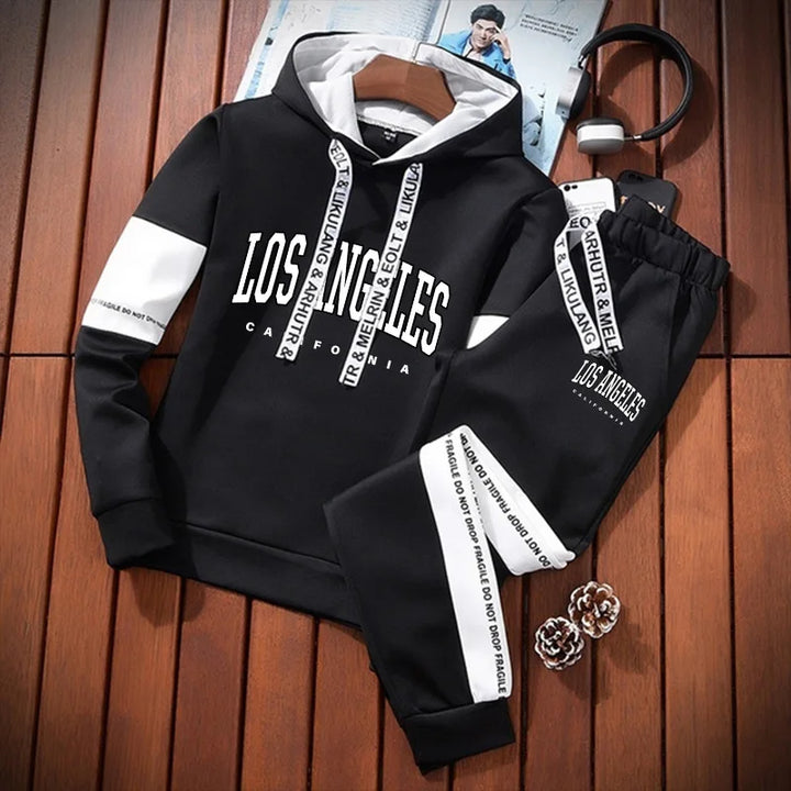 Los Angeles Hoodie Sweatpants Autumn Hot Sale Mens