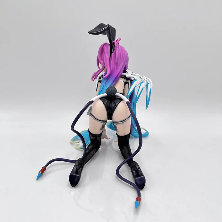 Game No Life Anime Girl Figure Shiro Cat Ear School Uniform