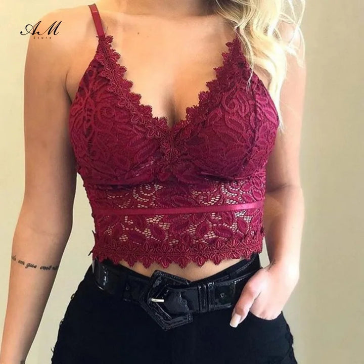 2024 Bralette Lace Bras Push Up for Women Sexy Lingerie Corset Camis