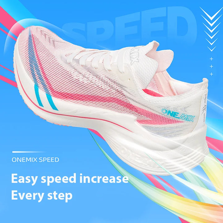 ONEMIX 2025 New Carbon Plate Marathon Running Shoe Pro Tests Stable Support For Shock-absorbing Ultralight Bounce Sneakers