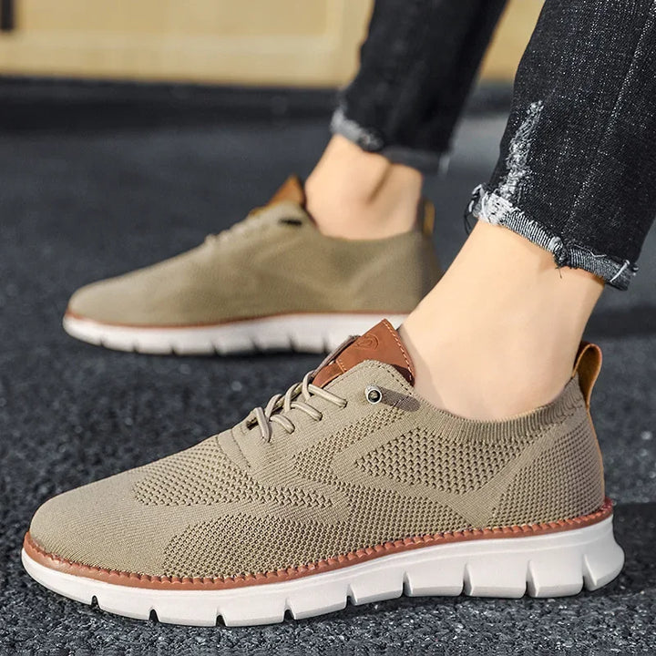 2025  Men Sneakers Plus Size Trendy British Style Summer Breathable Soft