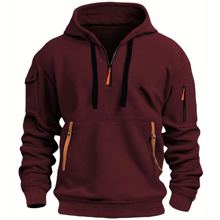 Biy 2024  Dropped Shoulder Hooded Sweatshirt Men's Women's Plus Size