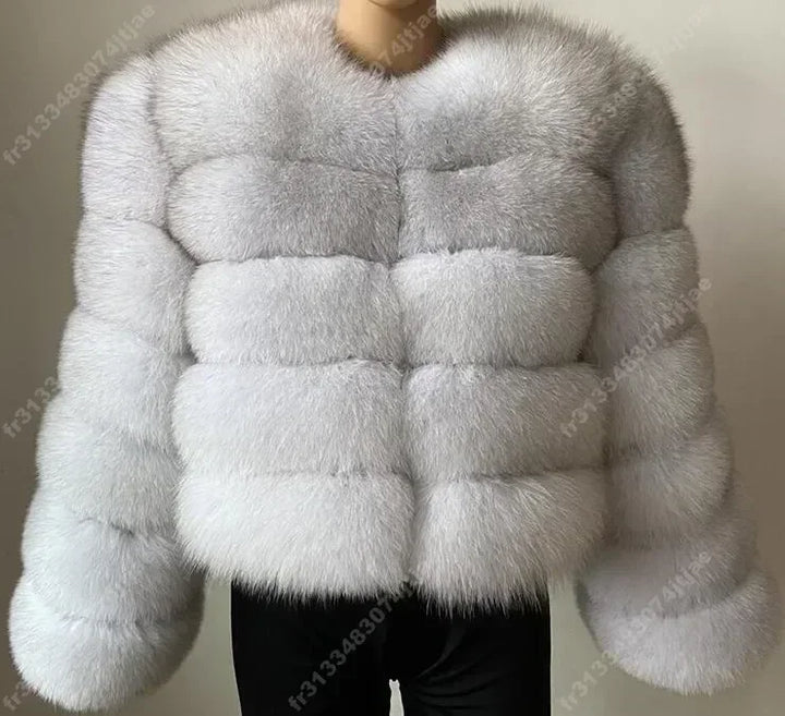 Long Sleeve Faux Fur Coat 2025 Winter Women Fashion Thick Warm Fuzzy