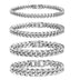 Vnox Cuban Chain Bracelets for Men Women, Solid Stainless Steel Curb