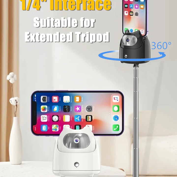 360° Rotation Automatic Face Tracking Gimbal Mobile Phone Holder