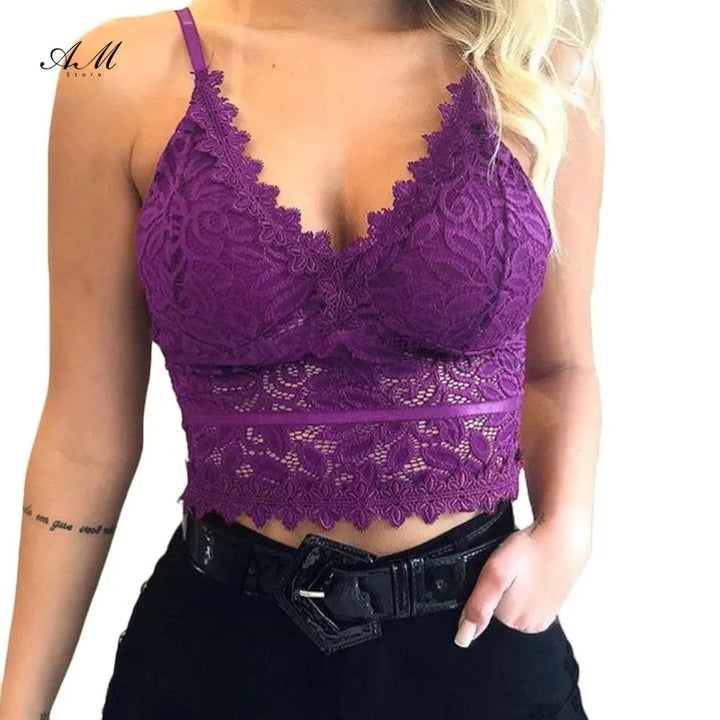 2024 Bralette Lace Bras Push Up for Women Sexy Lingerie Corset Camis