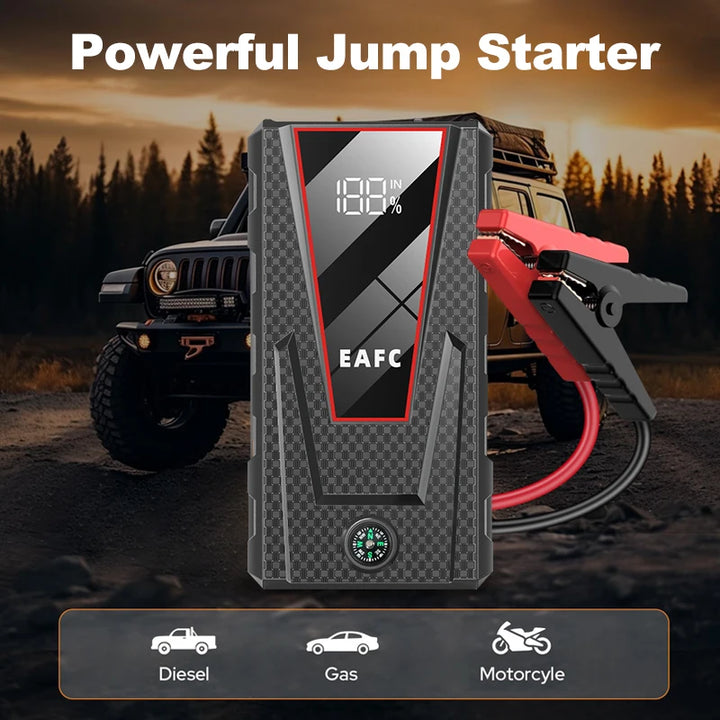 Car Jump Starter 1200A Portable Power Bank Car Battery Booster 12V Car