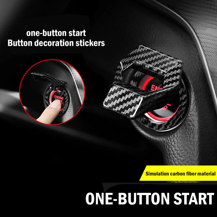 Car Engine Start Stop Switch Button Cover Ignition Anti-scratch Protection