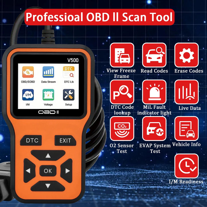 Car OBD2 Scanner Diagnostic Tool Code Reader