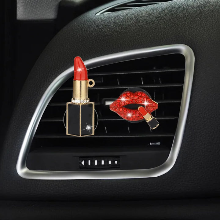 Lipstick Car Decoration Interior Air Freshener Auto Outlet Perfume