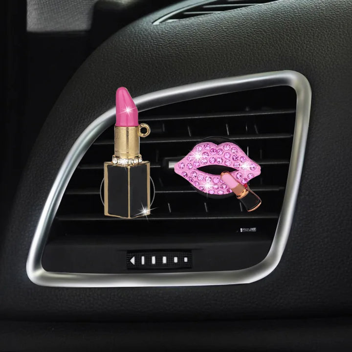 Lipstick Car Decoration Interior Air Freshener Auto Outlet Perfume