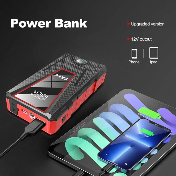 Car Jump Starter 1200A Portable Power Bank Car Battery Booster 12V Car