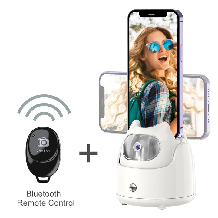 360° Rotation Automatic Face Tracking Gimbal Mobile Phone Holder