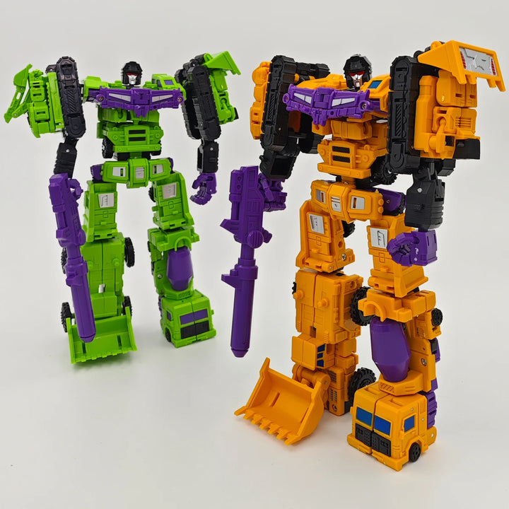 Transformation 6 in 1 Model MINI Devastator 21CM Action Figure Robot Plastic