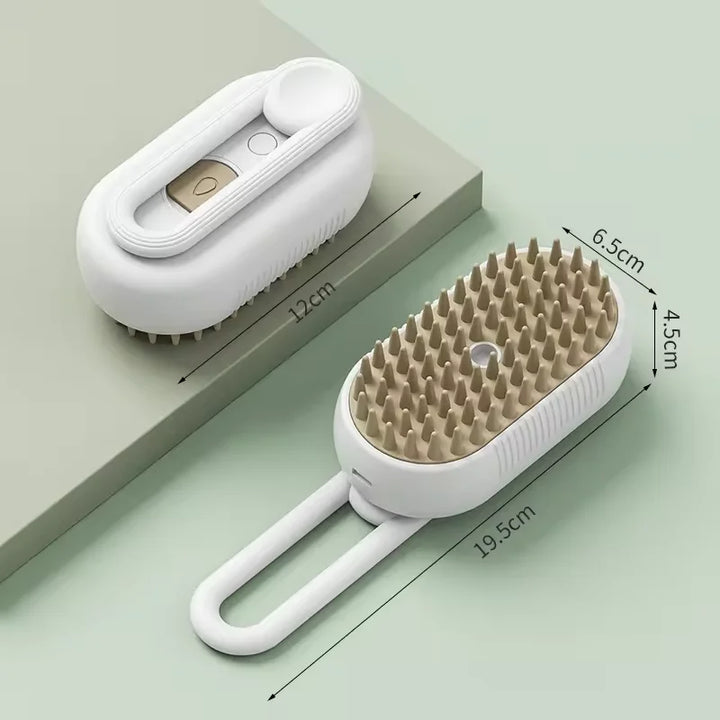 3-in-1 Electric Dog and Cat Hair Brush fo straightening and Comforting Pet Hair.