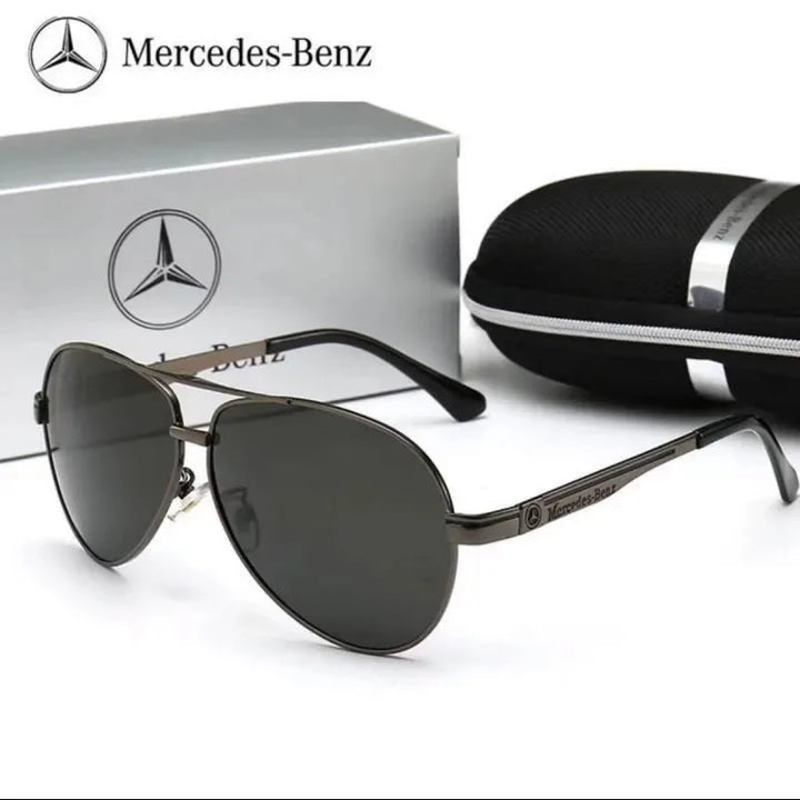 High luxury men driving polarized sunglasses luxury design anti glar goggles for Mercedes Benz B/C/E/S Class A Class C200L GLC