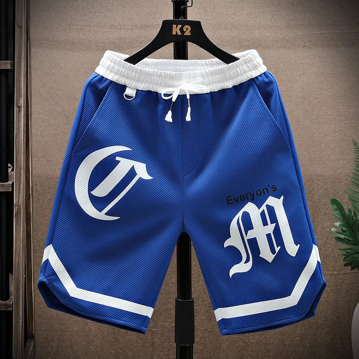 2025 Summer Running Shorts Men Casual Jogging Sport Short Pants patchwork