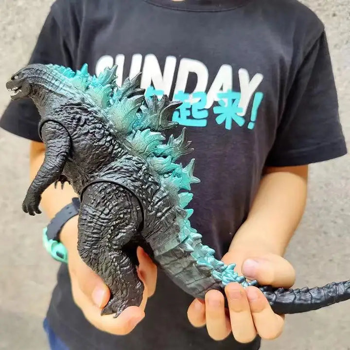 24cm Godzilla King of Monsters Runaway Mechanical Red lotus Planet