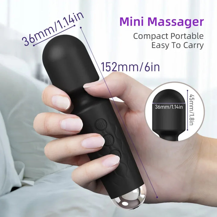 20 Speeds AV Vibrator Powerful Handheld Wand Massager Anal Dildo G spot