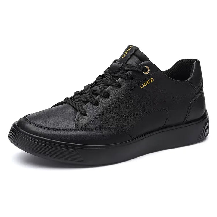 High Quality Men Sports Shoes Genuine Leather Platform Casual Shoes